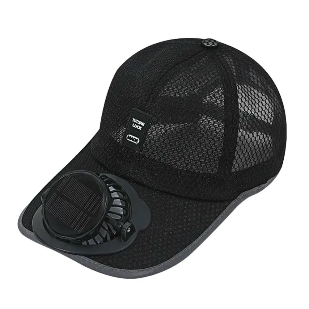 Solar Fan Baseball Cap