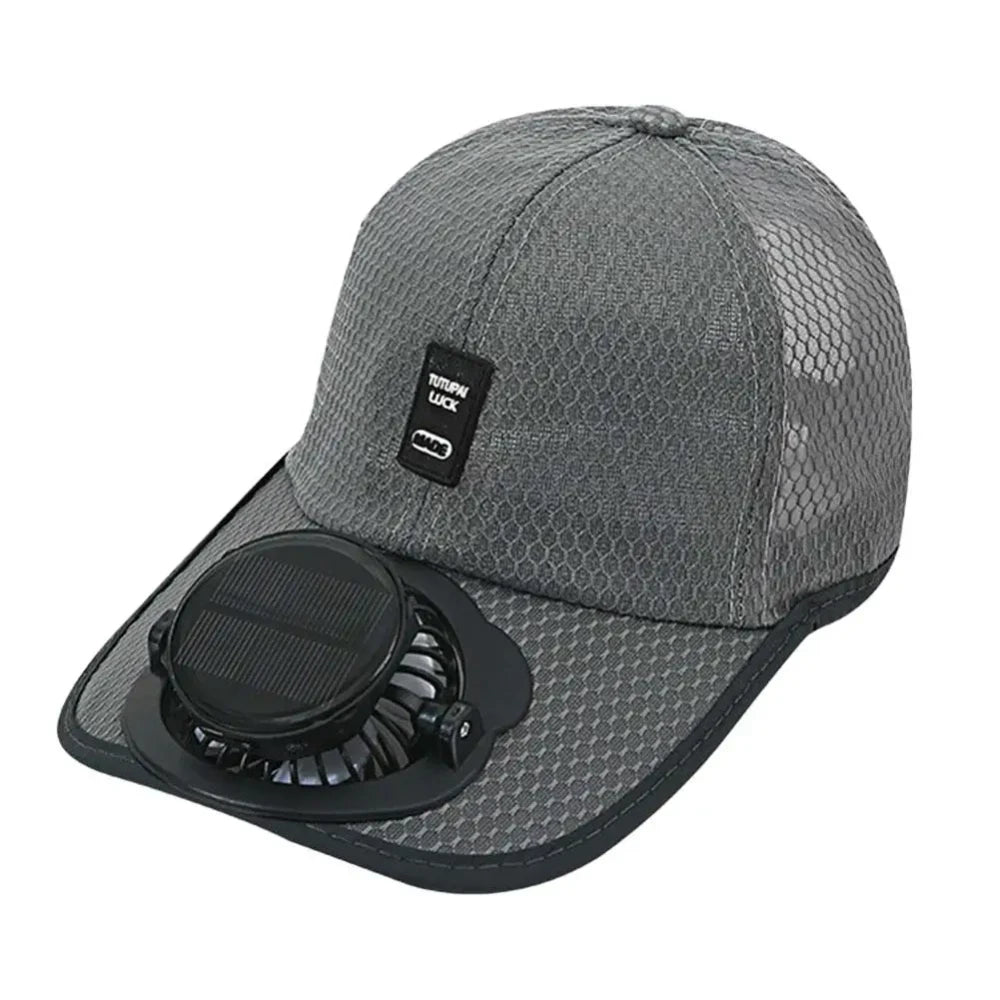 Solar Fan Baseball Cap