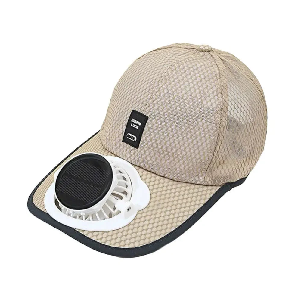 Solar Fan Baseball Cap