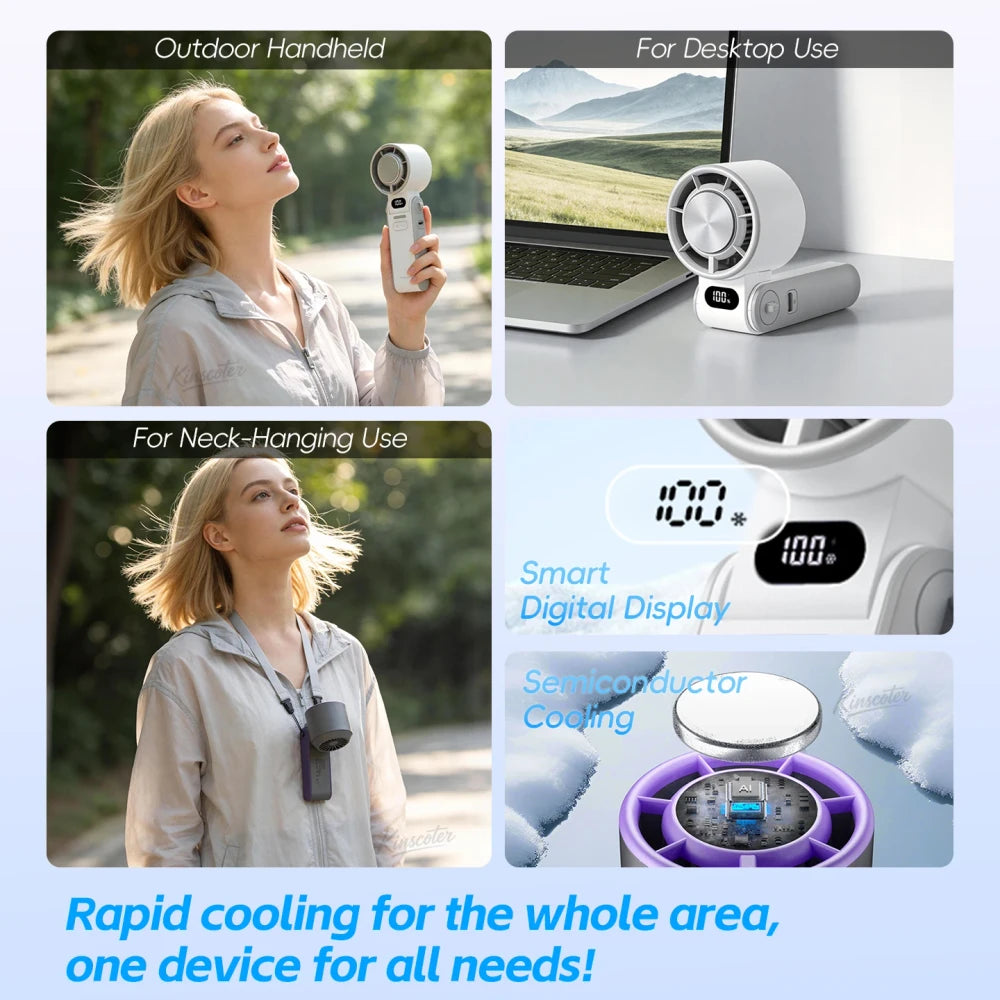Portable Handheld Cooling Fan