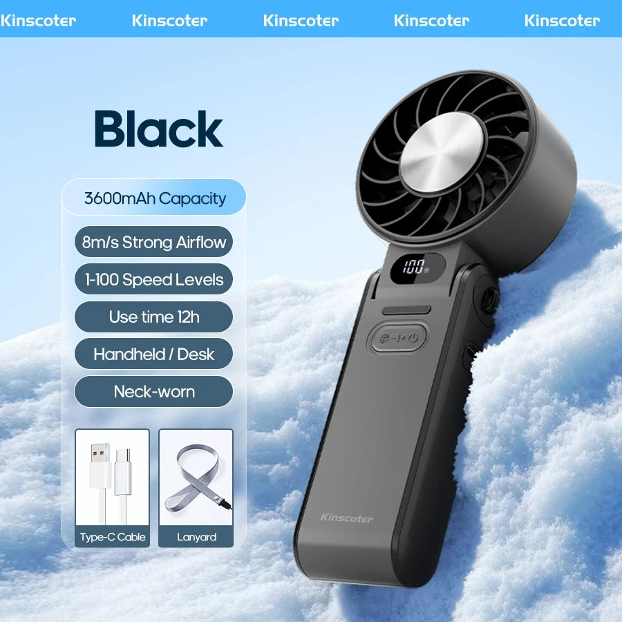 Portable Handheld Cooling Fan